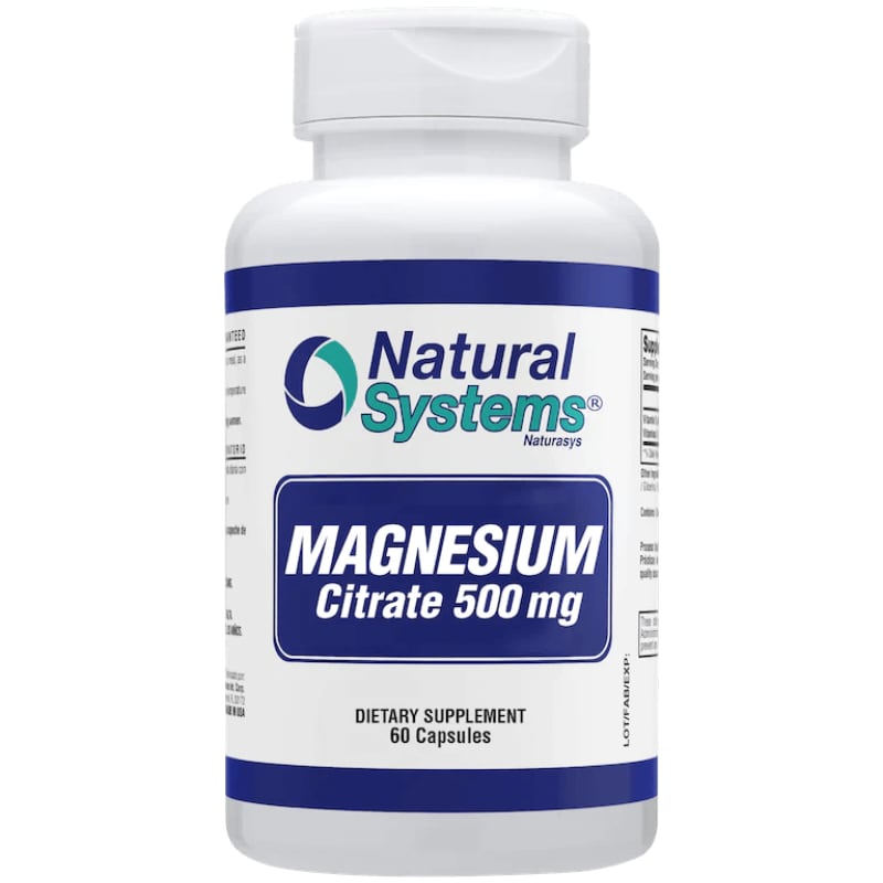 Magnesium Citrate 500 mg (60 Capsules)