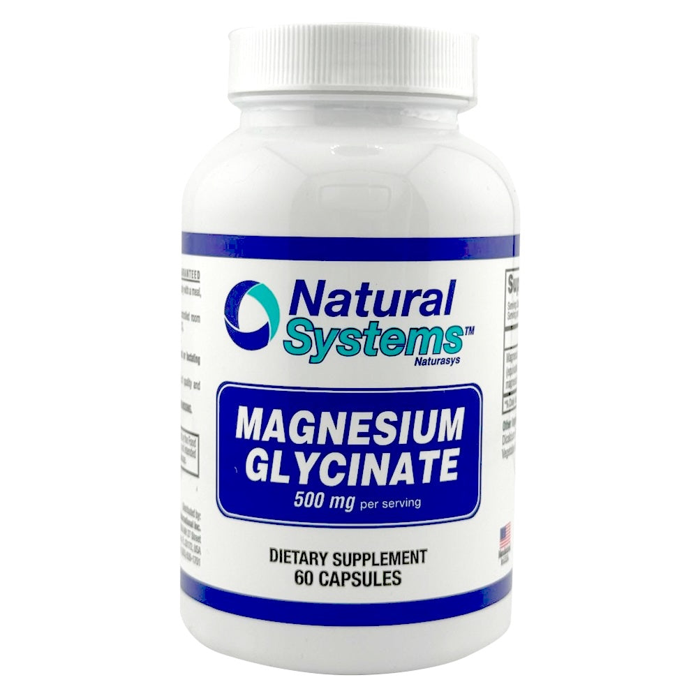 Magnesium Glycinate 500 mg (60 Capsules)