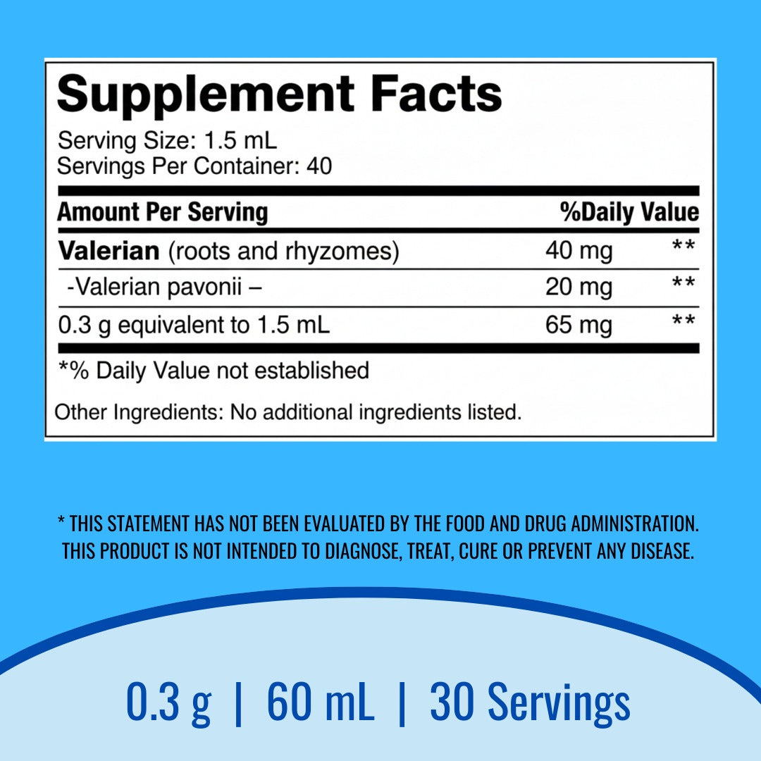 Valerian Labfarve extract drops (60 mL) 2 Fl Oz