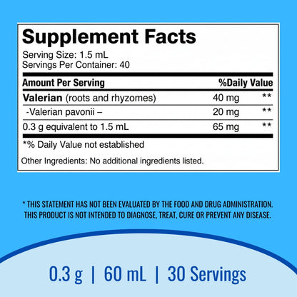 Valerian Labfarve extract drops (60 mL) 2 Fl Oz