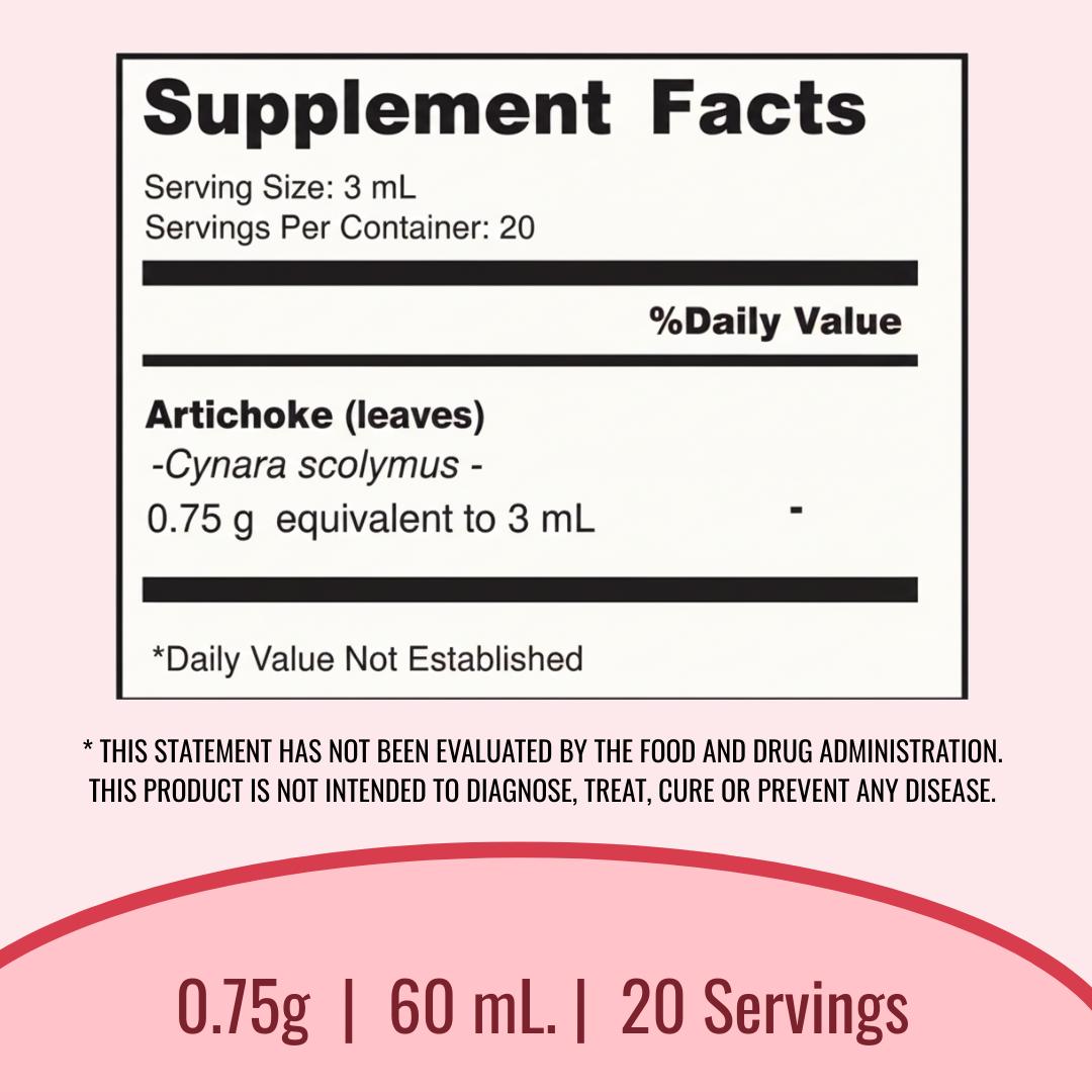 Artichoke  Labfarve extract drops (60 mL) 2 Fl Oz