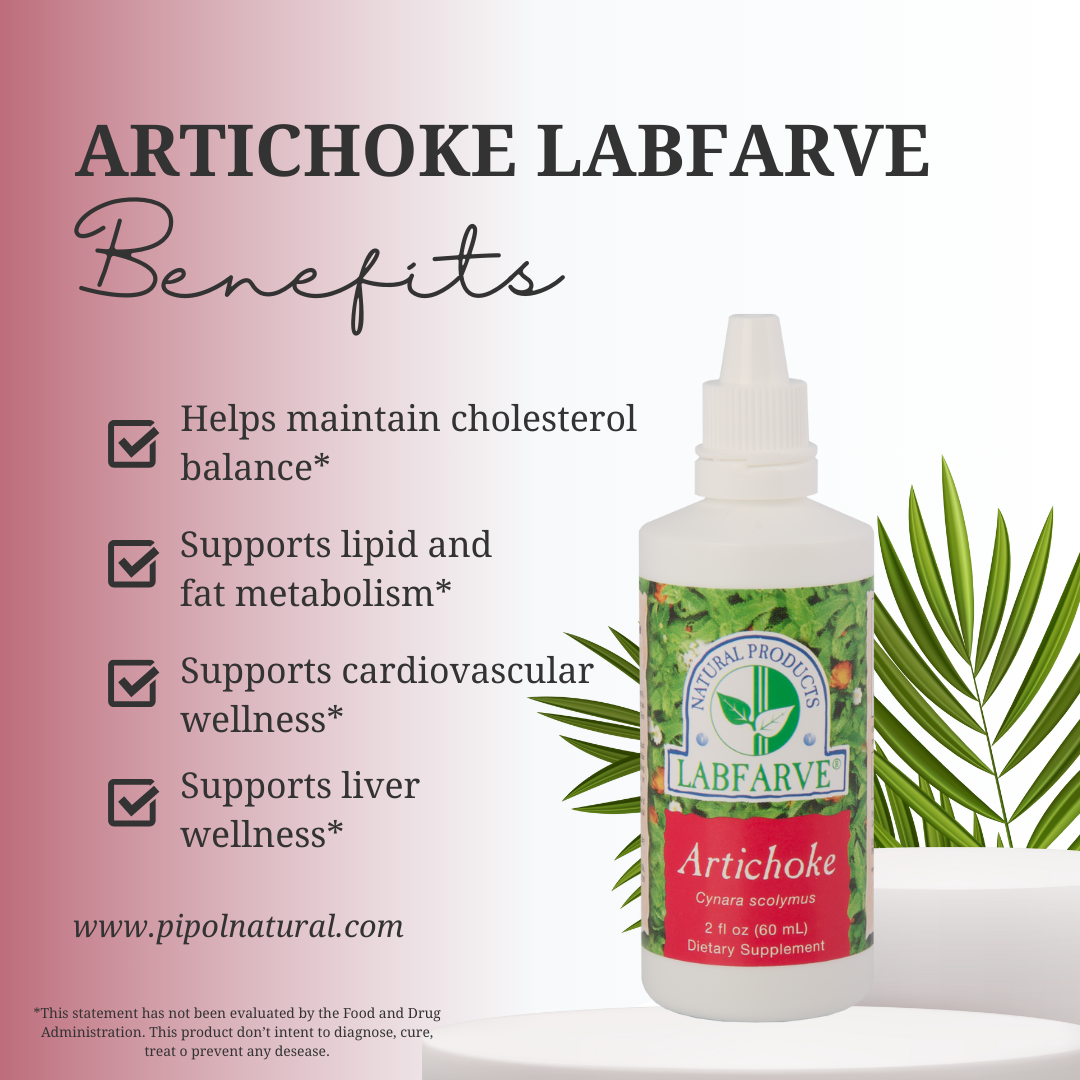 Artichoke  Labfarve extract drops (60 mL) 2 Fl Oz