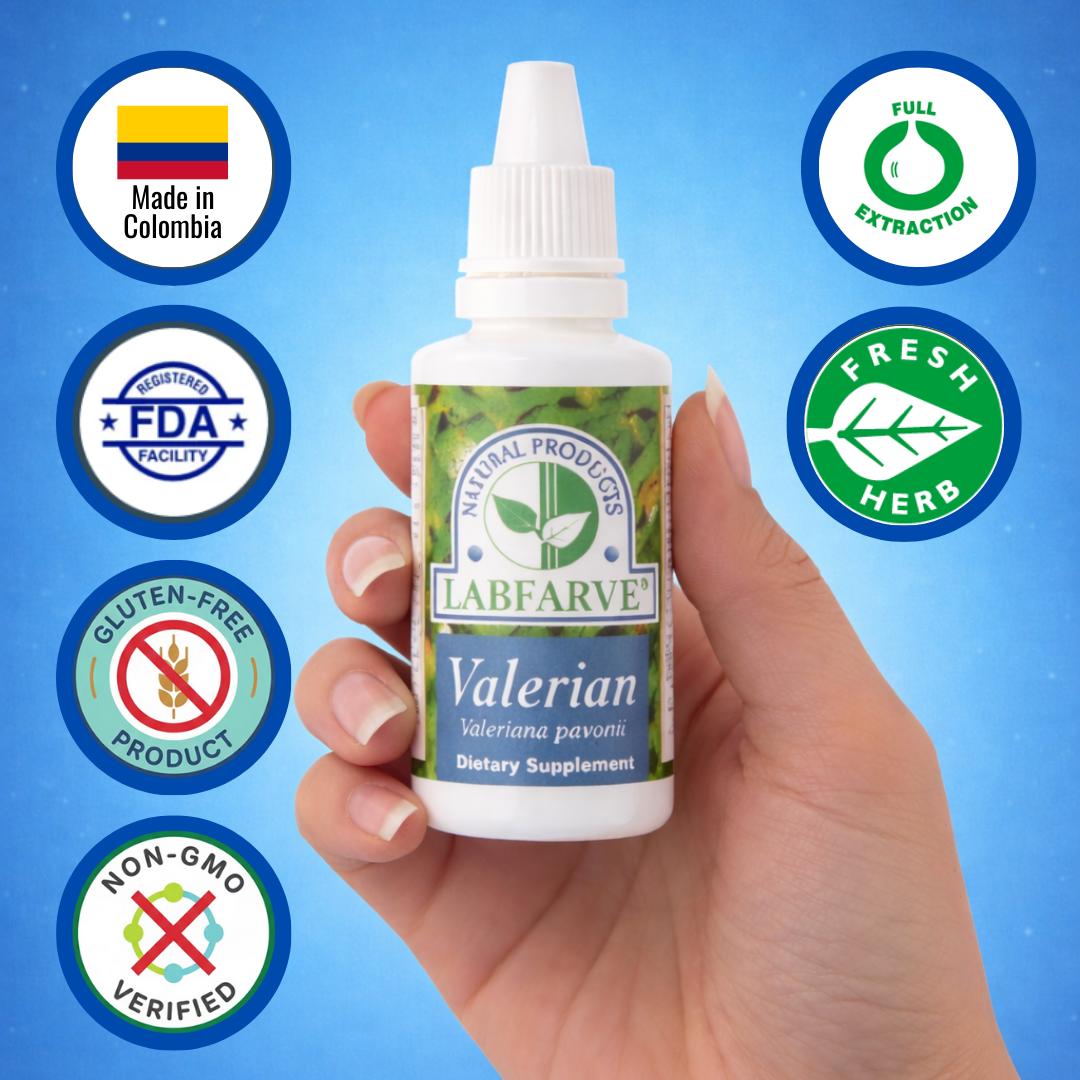 Valerian Labfarve extract drops (60 mL) 2 Fl Oz