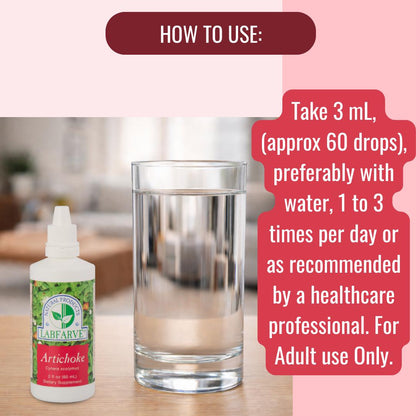 Artichoke  Labfarve extract drops (60 mL) 2 Fl Oz