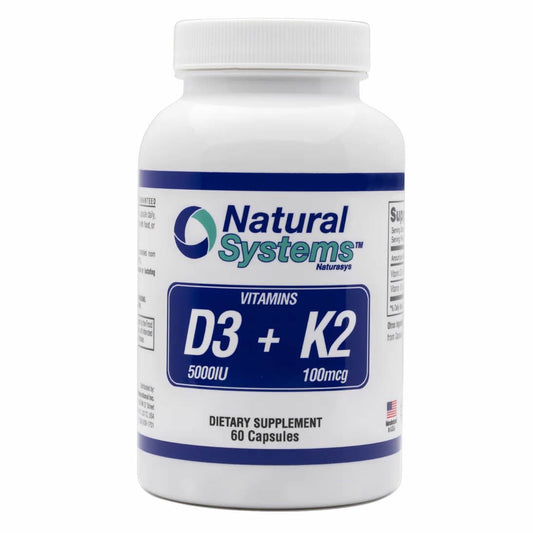 Vitamin D3 + K2 (60 Caps)