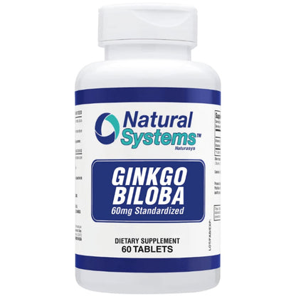 Ginkgo Biloba 60 mg. Standarized (60 Tablets)