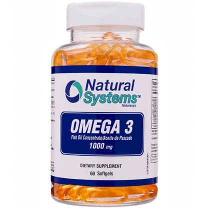 Omega 3  Fish Oil 1000 mg (60 Softgels)