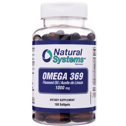 Omega 369 Flaxseed Oil 1000 mg  (100 Softgels)
