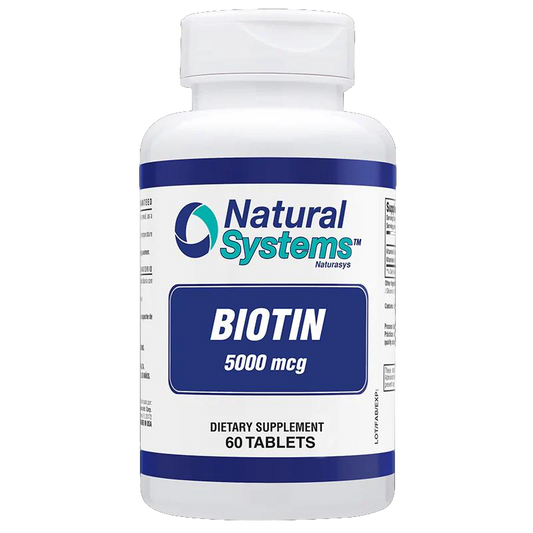 Biotin 5000 mcg. (60 Tablets)