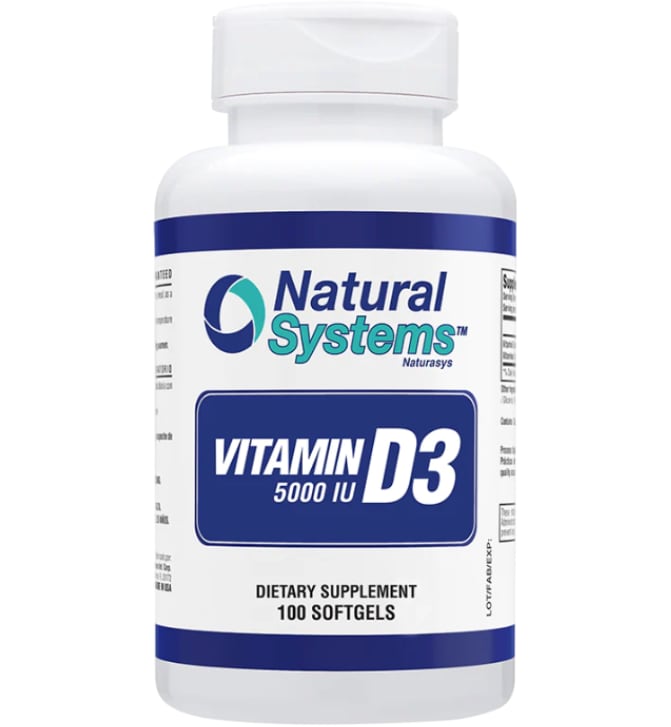 Vitamin D3 5000 IU 100 sg (60 Caps)