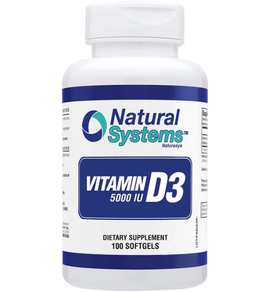 Vitamin D3 5000 IU 100 sg (60 Caps)