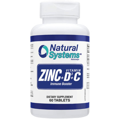 Zinc + Vitamin D + Vitamin C Immune Booster (60 Caps)