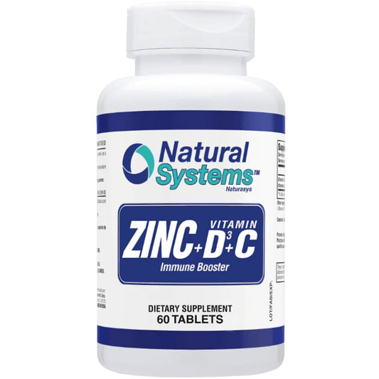 Zinc + Vitamin D + Vitamin C Immune Booster (60 Caps)